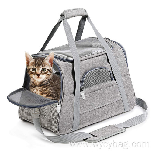 Foldable Multifunctional Oxford Pet Dog Carrier Backpack